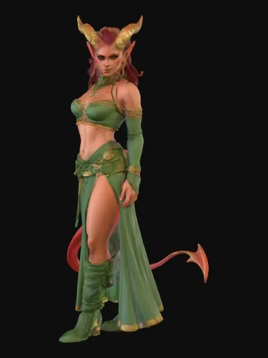 3D model for Warrior Enchantress