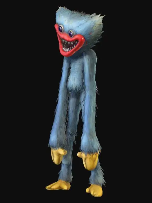 3D model for HuggyWuggy.