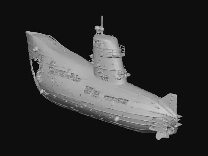 3D model for Submerged Remnants, #Halloween2025#