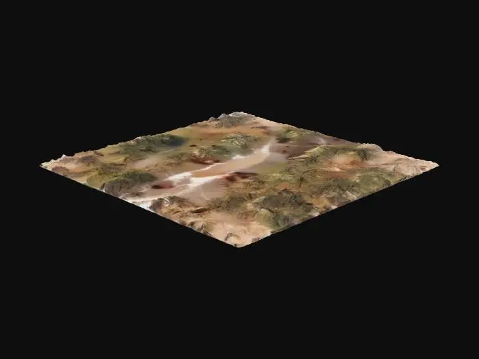 3D model for Death Valley 3d map