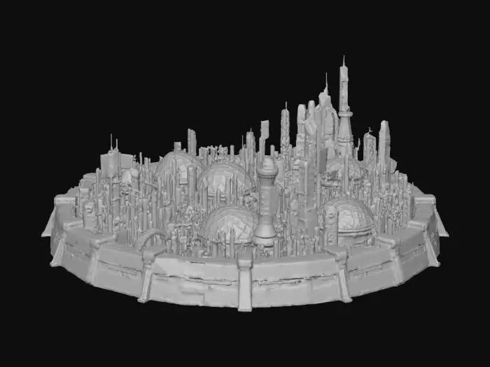 3D model for Futuristic Metropolis