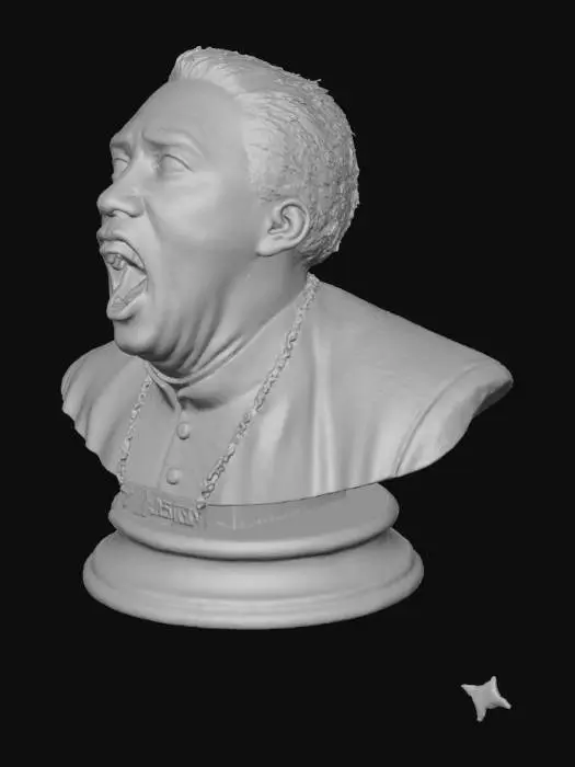 3D model for The Shocking Priest Bust