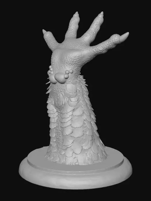 3D model for Giraffe Hand Sculpture