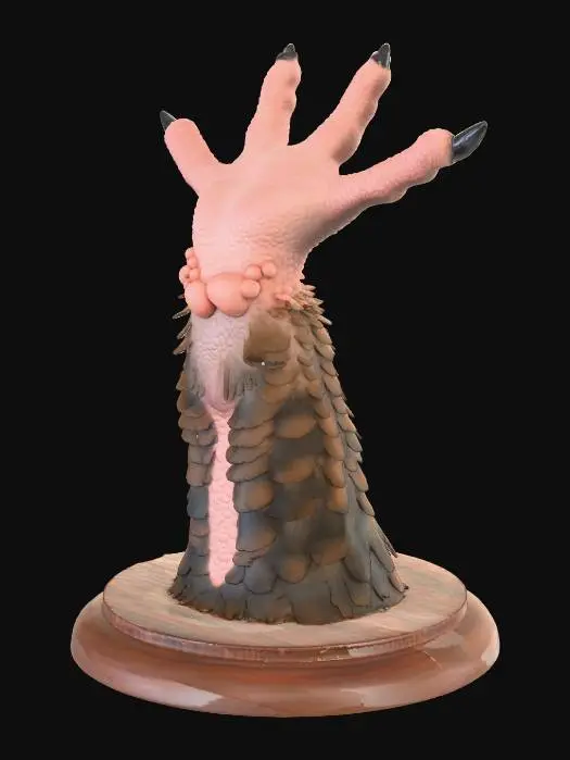3D model for Giraffe Hand Sculpture