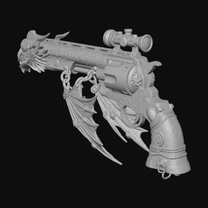 3D model for Dragon's Breath Revolver