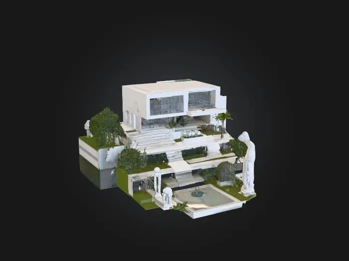 3D model for A Modern compound