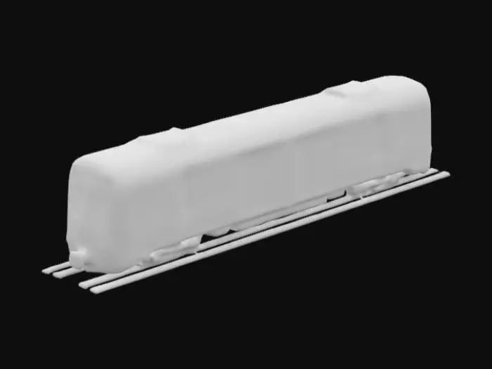 3D model for make a train without trails under it and make it look like subway surfers train, shape wise.
