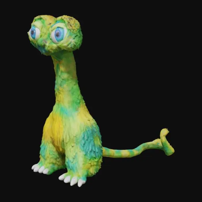 3D model for Fluffy Monster