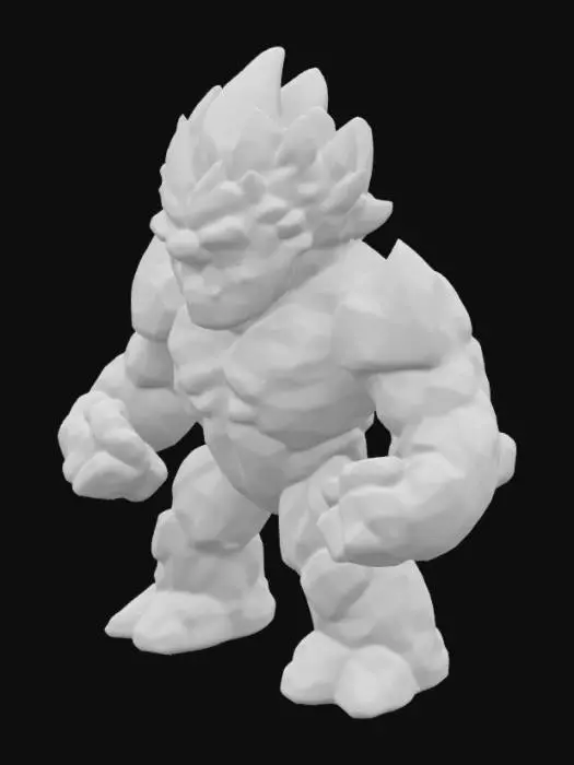 3D model for Inferno Golem
