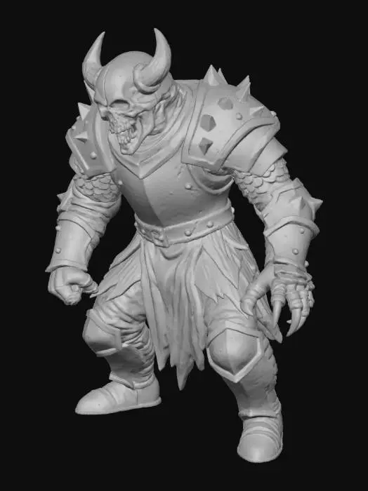 3D model for Dark Warlord