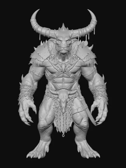 3D model for Bonebound Warlord