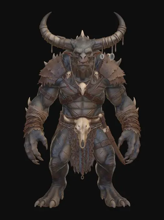 3D model for Bonebound Warlord