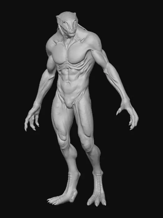 3D model for Verdant Lizardman