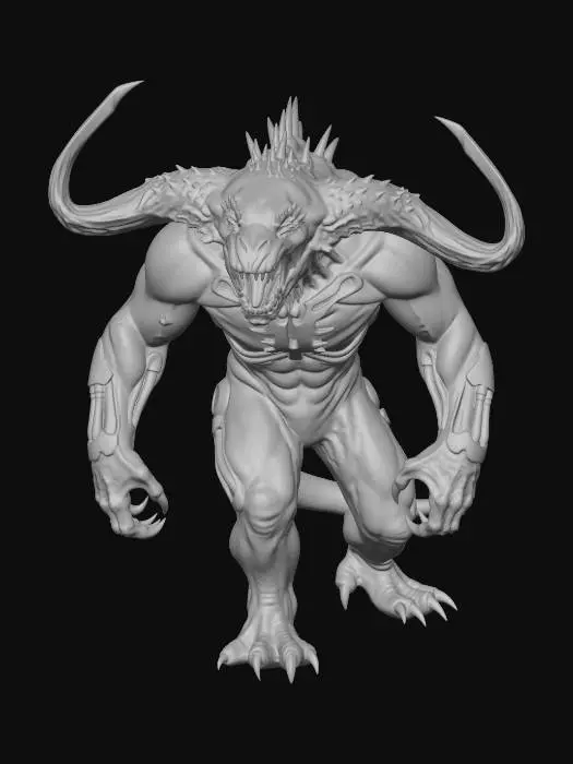 3D model for Gloomhorn Behemoth