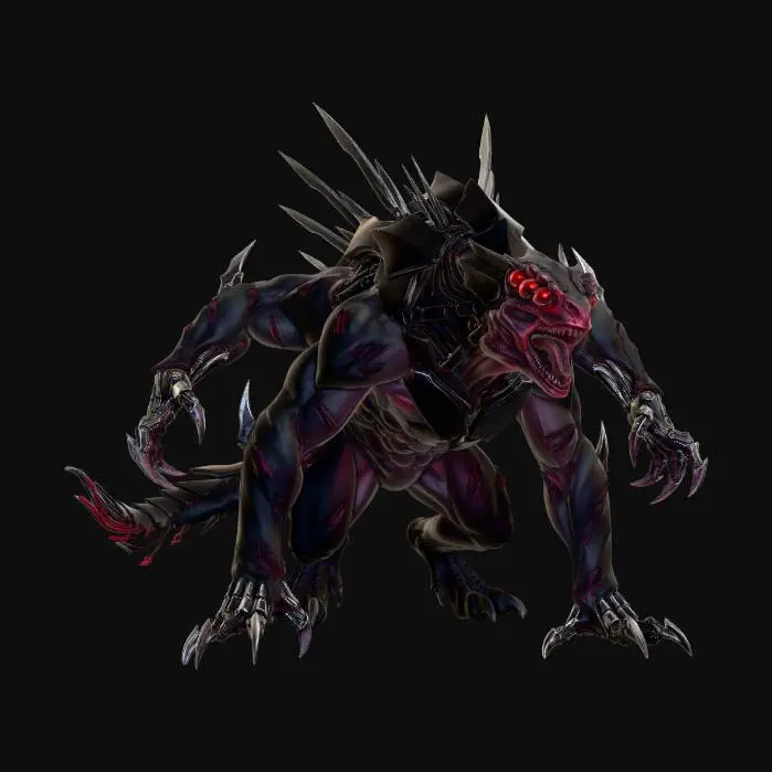 3D model for Crimson Iron Leviathan