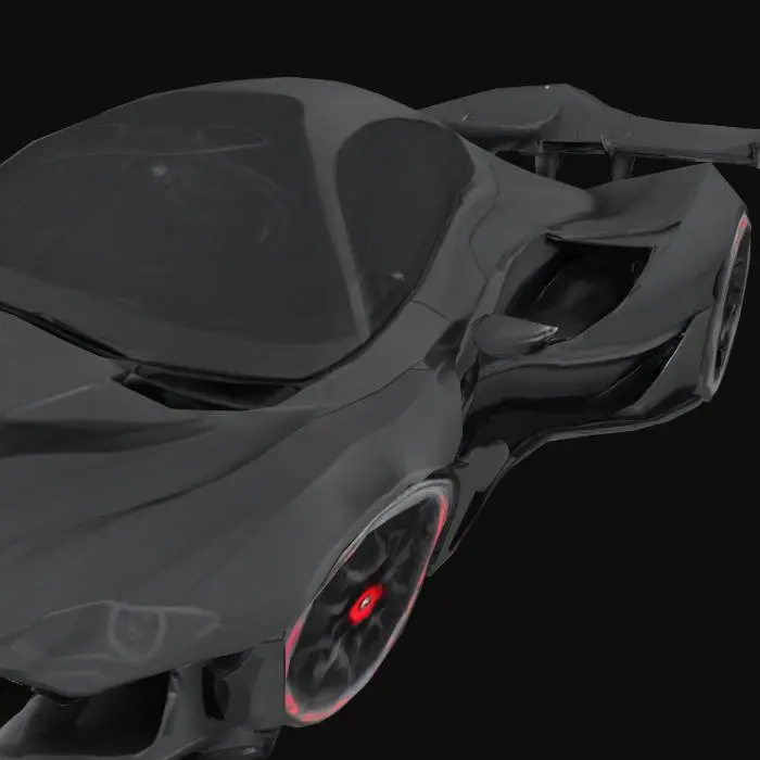 3D model for Futuristic Hypercar