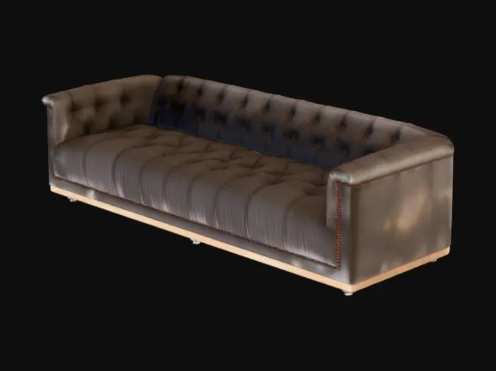 3D model for Velvet Elegance Sofa