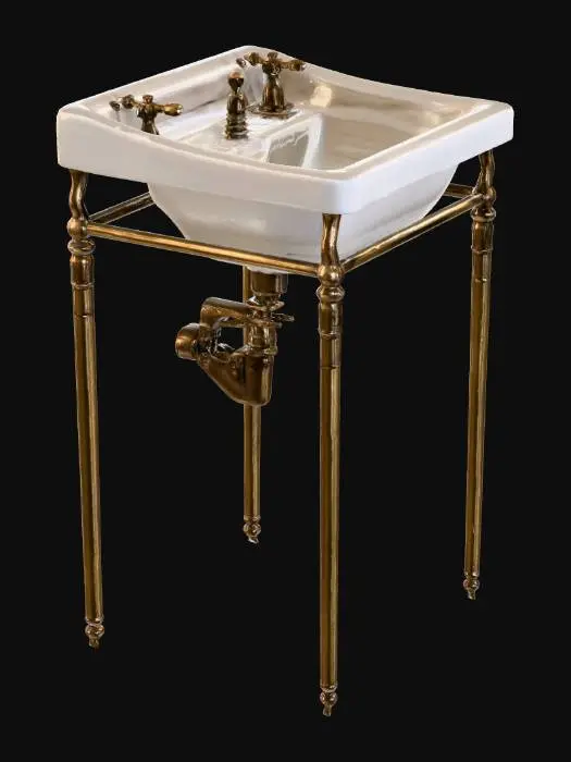 3D model for Vintage Elegance Basin