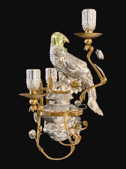 3D model for Crystal Parrot Sconce