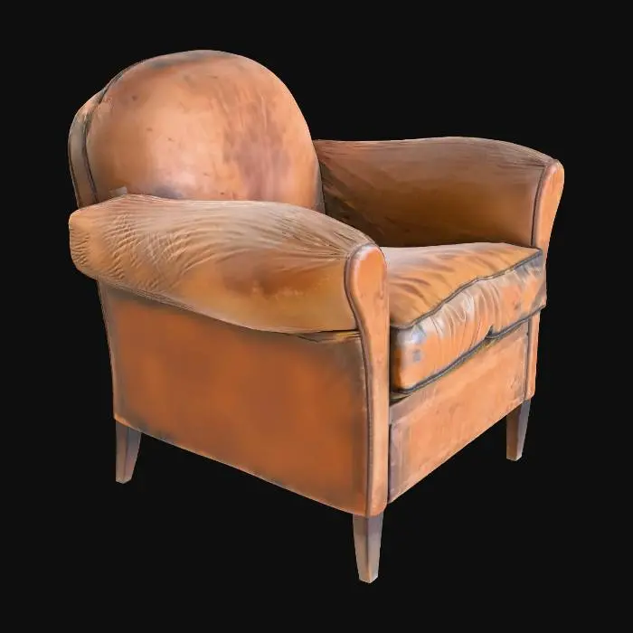3D model for Vintage Leather Armchair