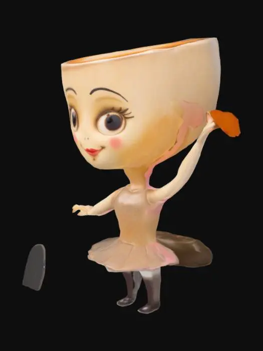 3D model for Cappuchino Ballerina (Looks happy)