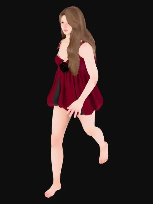 3D model for Velvet Elegance