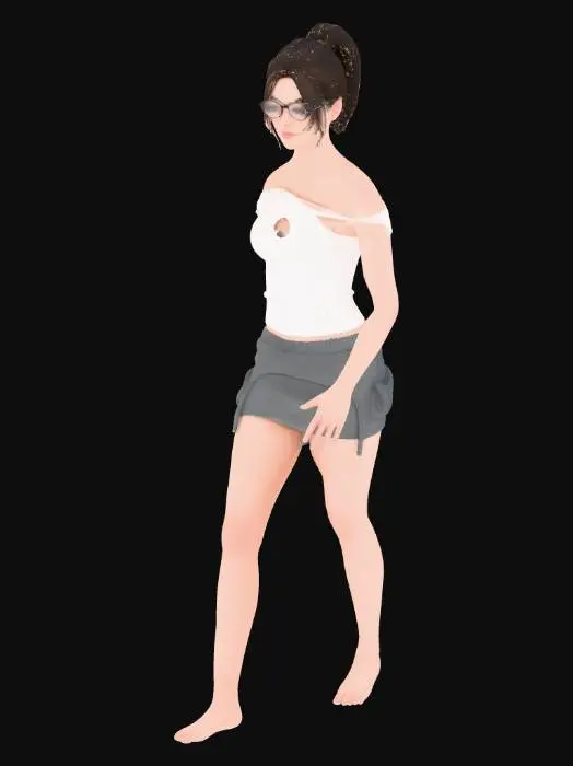 3D model for Character in T-Pose