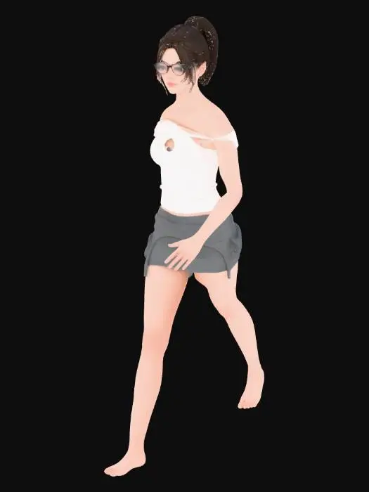 3D model for Character in T-Pose