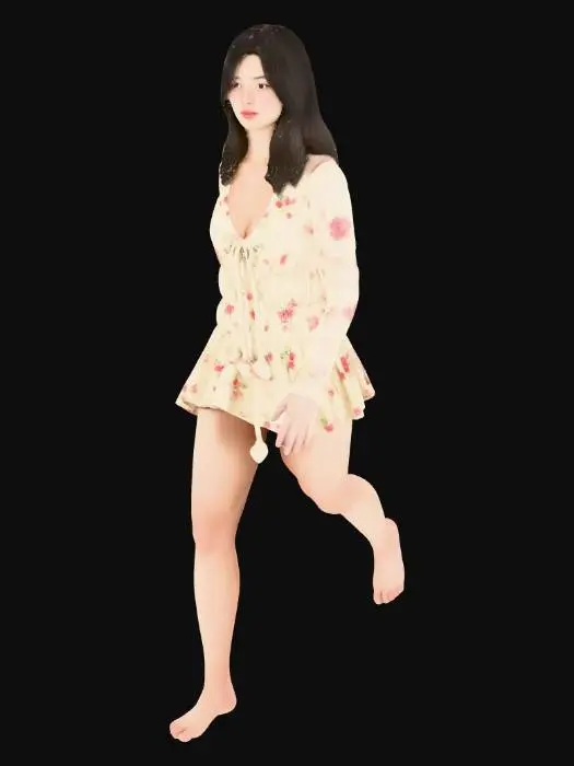 3D model for Floral Serenity