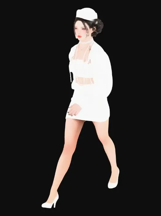 3D model for Elegance in Ivory