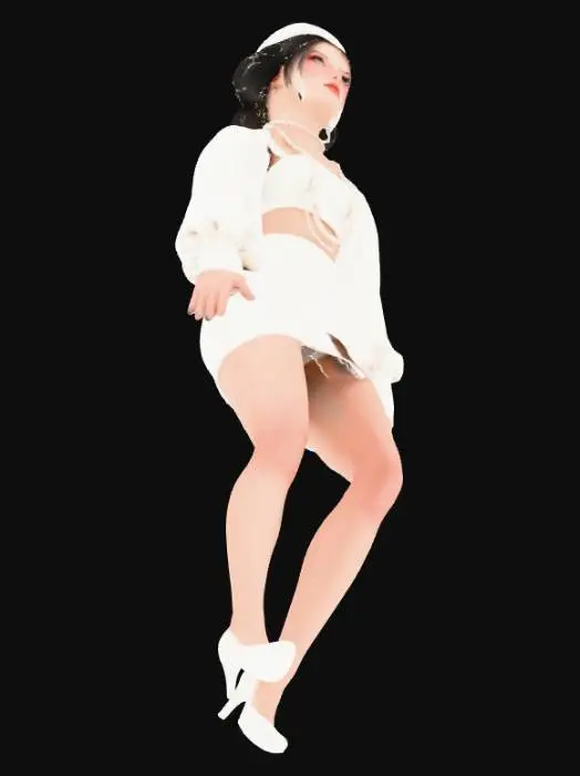 3D model for Elegance in Ivory