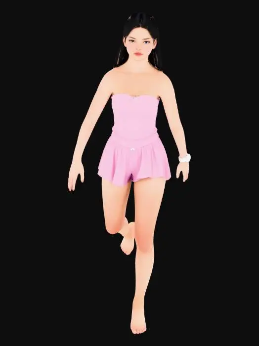 3D model for Balance in Pink