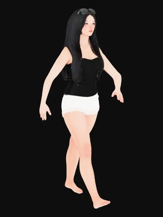 3D model for Anime Style 3D Model