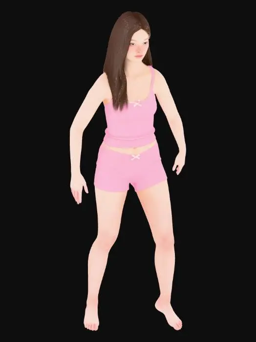 3D model for Serene Pose