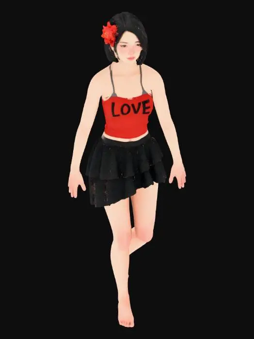 3D model for Dancer of Love