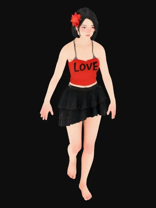 3D model for Dancer of Love