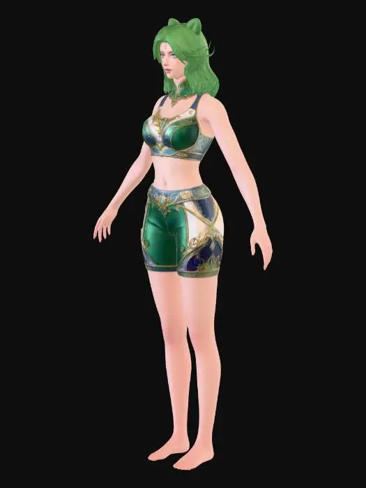 3D model for Emerald Enchantress