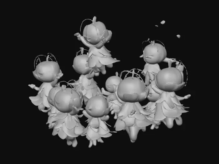 3D model for Joyful Blossoms