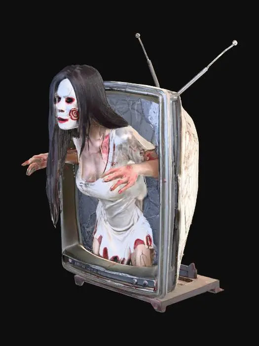 3D model for Television Haunt, #Halloween2025#