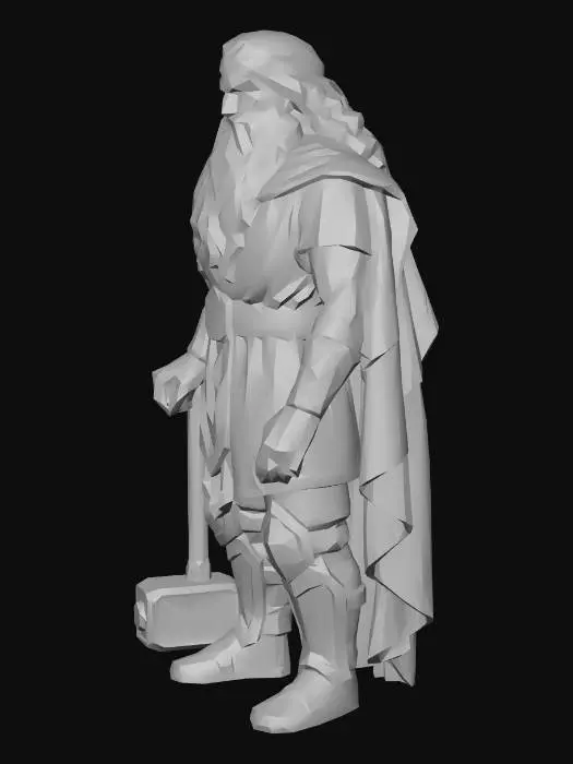 3D model for Thunder Guardian