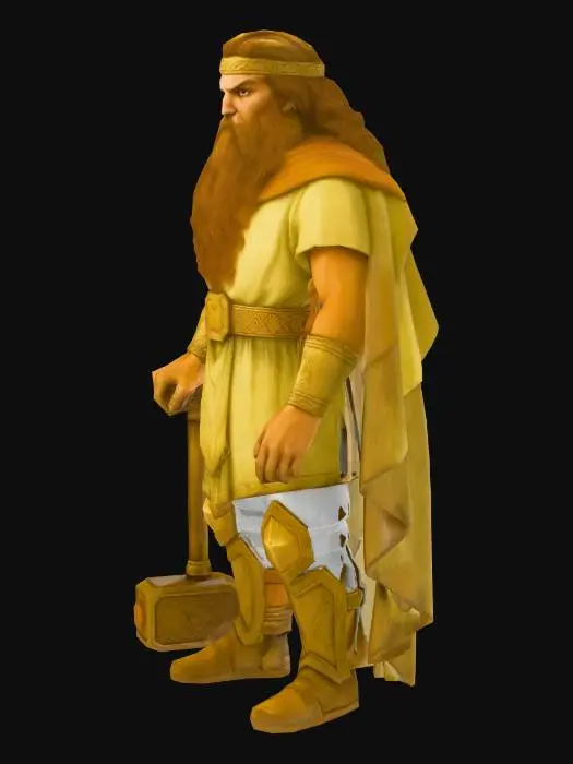 3D model for Thunder Guardian