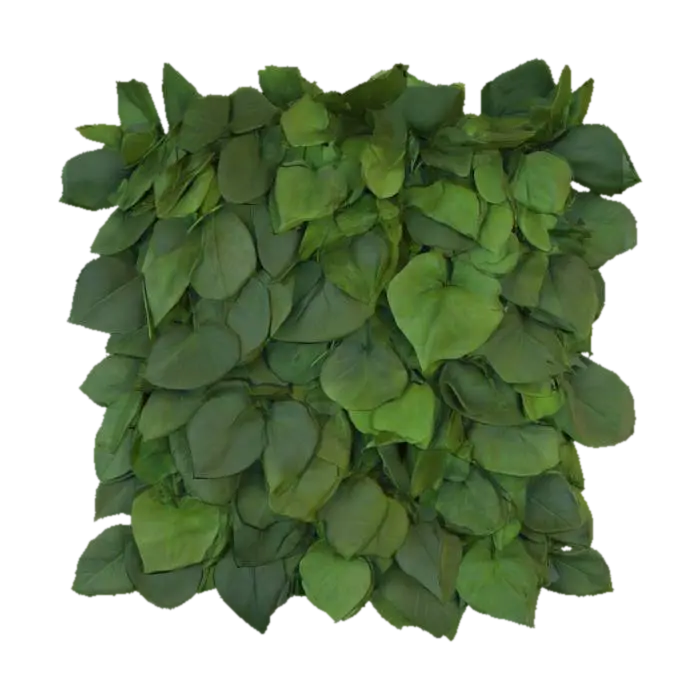 Segment 1×1 m, dunkelgrüne Blätter, matte Oberfläche, teilweise vertrocknet;… 3D model, vytvořený pomocí AI