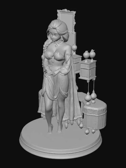 3D model for Ice Queen Elegance
ice queenelsa,sfw, for teen, potray her in relaxing in throne