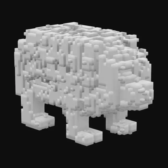 3D model for a highly detailed realistic Porcupine