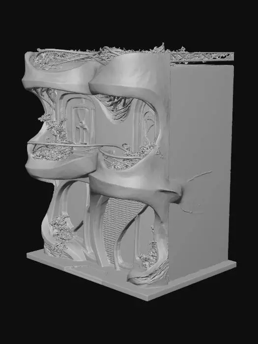 3D model for Organic Flow House