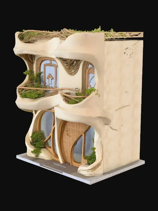3D model for Organic Flow House