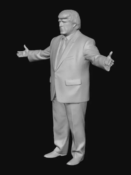 3D model for Donald_Trump_in_Red_T_1105075135_generate