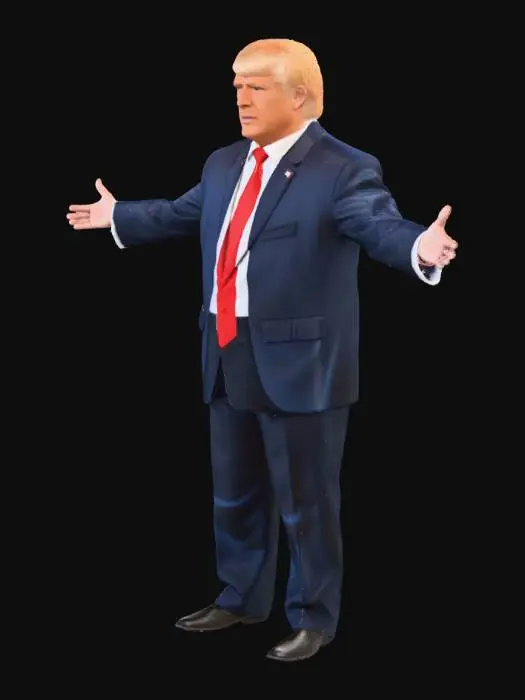3D model for Donald_Trump_in_Red_T_1105075135_generate