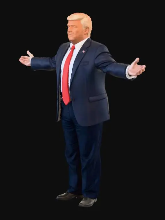 3D model for Donald Trump