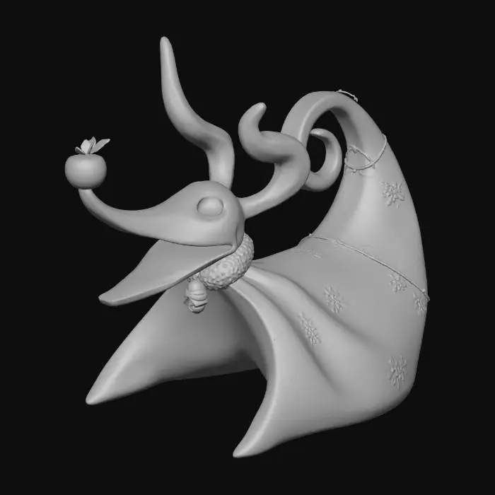 3D model for #Christmas2025#, Zero the Christmas